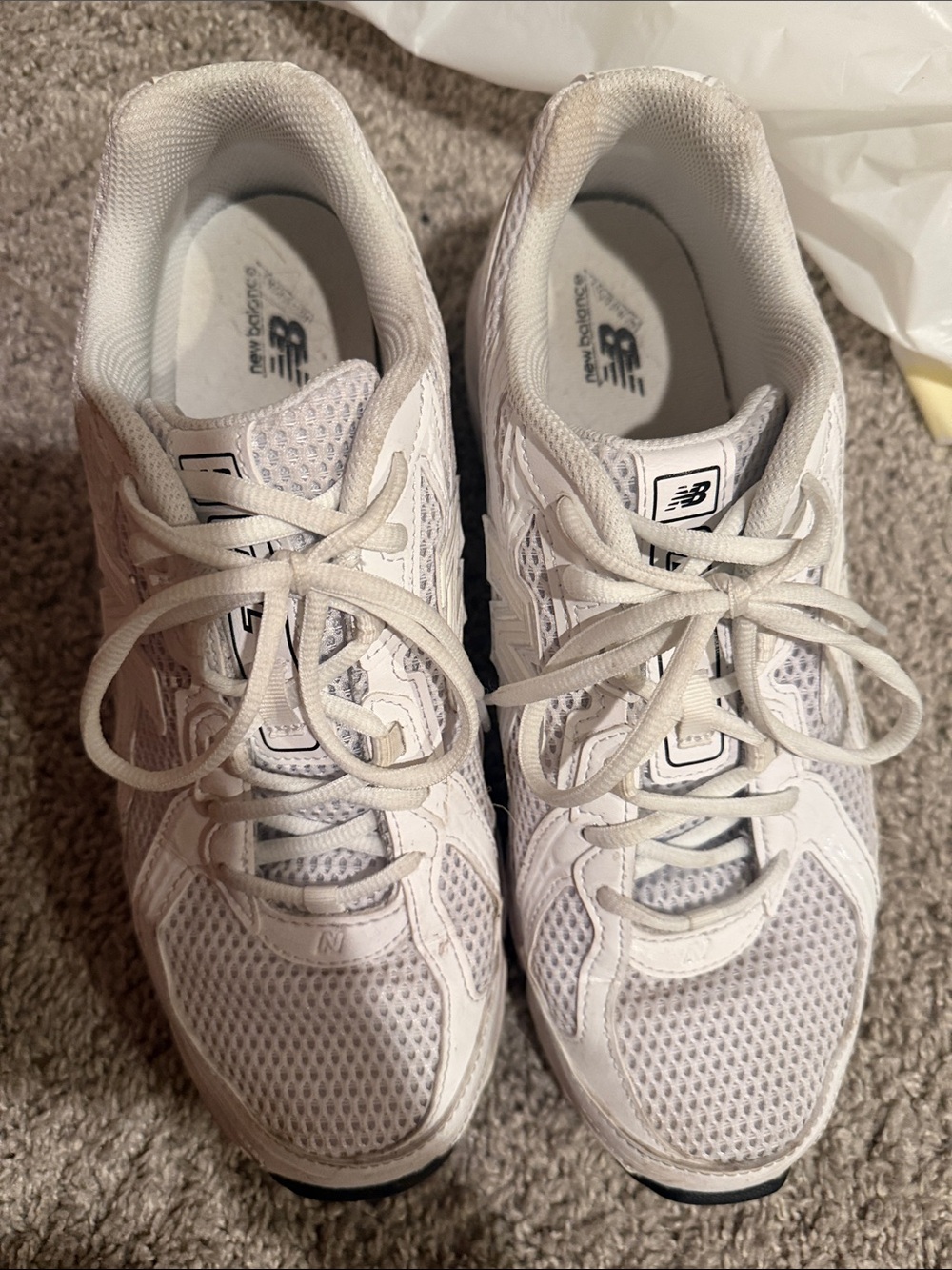 New Balance 740 Men's  White Mesh Athletic Sneakers